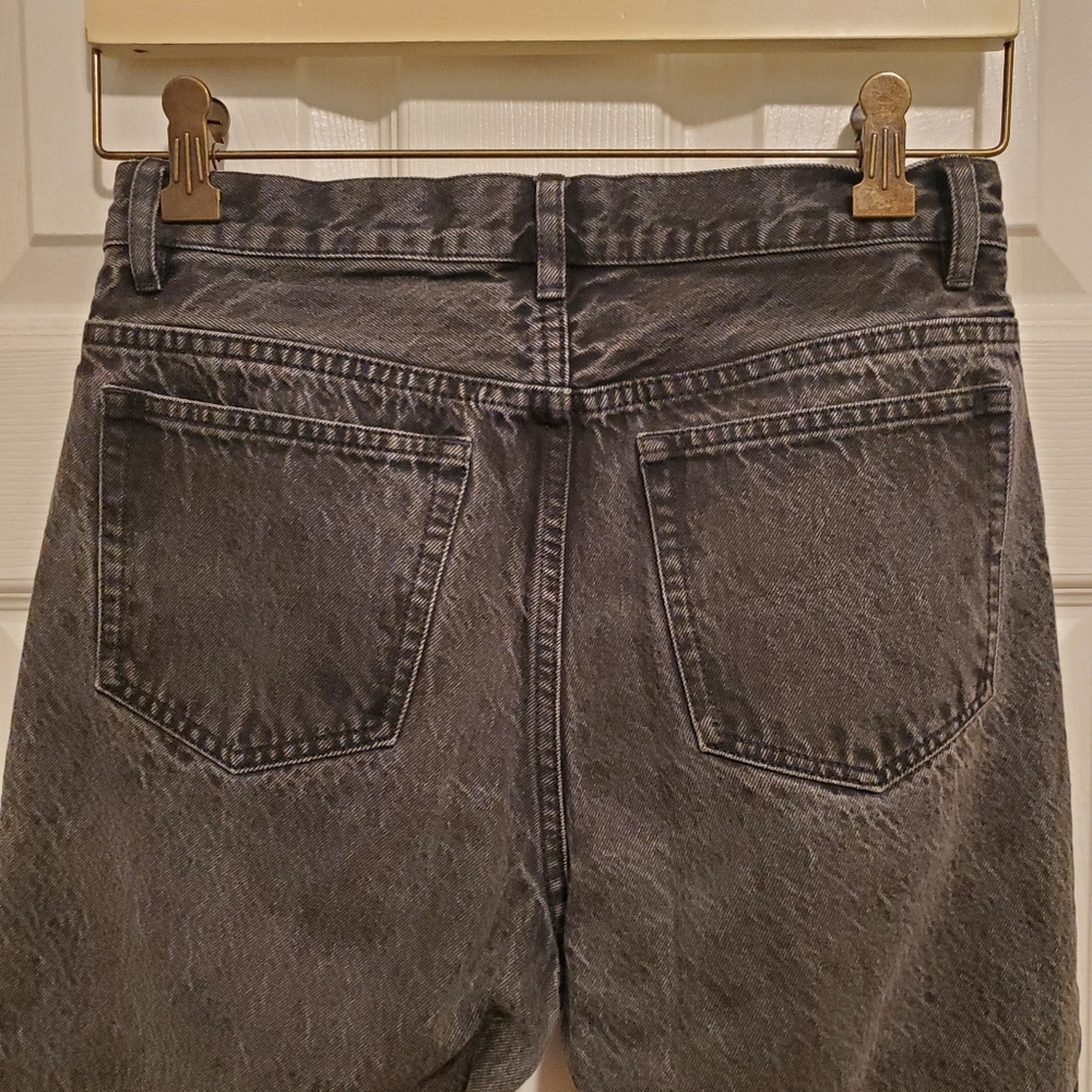 APC Jean Martin Faded Black Denim Jeans Size 27